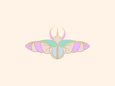 Scarab Pin enamel enamel pin flat gold lapel minimal outline pin scarab vector