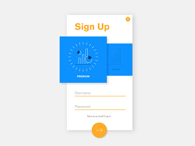 Daily UI Challenge 001 - Sign Up dailyui sign up ui user interface