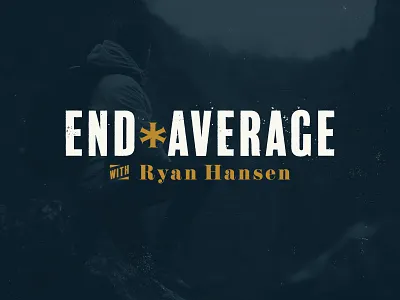 End Average branding christian church end average logo logotype man manly masculine men ryan hansen