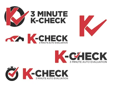 Kcheck auto automotive check mark diagnostic k logo tire variations