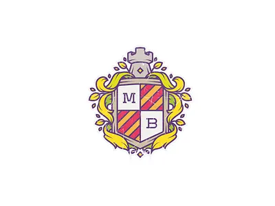 Emblem or something b brand emblem identify letter logo m mase maseberg mb monogram symbol