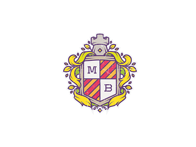 Emblem or something b brand emblem identify letter logo m mase maseberg mb monogram symbol