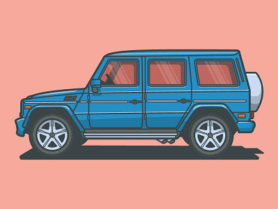 Mercedes G Class car g class illustration mercedes