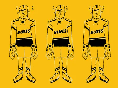 //1 3 1 bluse hand drawn hockey illustration lettering nhl saint louis sports st. louis stl texture