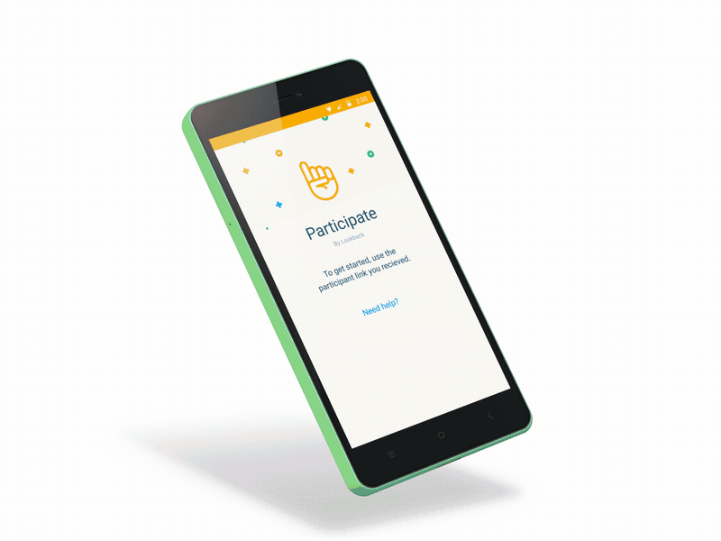 Introducing Participate by Lookback android ios lookback mobile participate research ui usability testing user research user testing ux