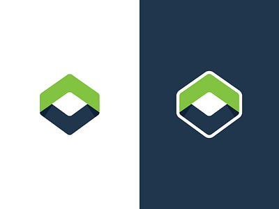 Alternate Logo Option brand branding clean down elevator logo minimalistic simple up