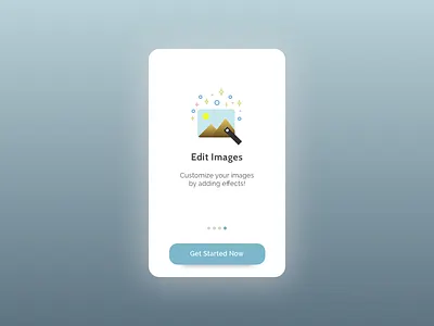 Onboarding Screen circles image mountains onboarding plus stars sun wand