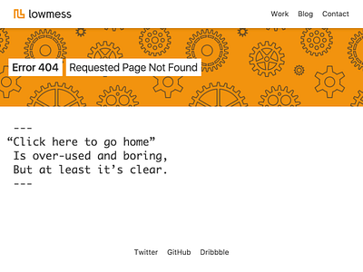 Haiku Error Page [WIP] haiku hero patterns orange super orange tachyons those magnets with words on them