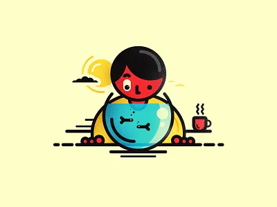 My Aquarium - free illustration aquarium fish illustration