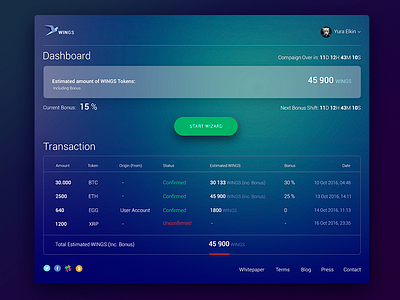 Crypto dash bitcoin services change crypto currency dashboard icon illustration interface design line ui ux