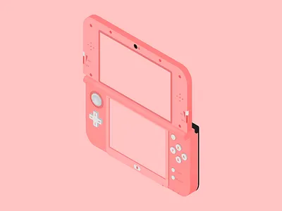 3DS 3ds isometric nintendo pink