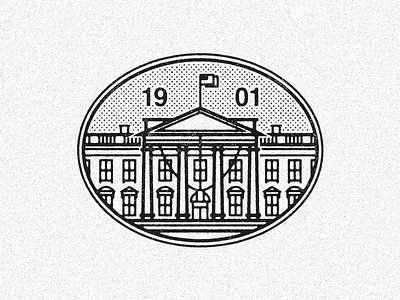 October 12, 1901 daily history icon illustration president roosevelt usa white house