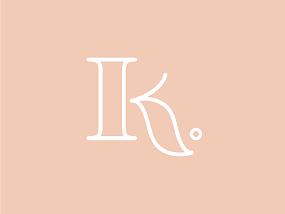 K. logo typography