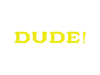 Dude cowboy font typeface west western