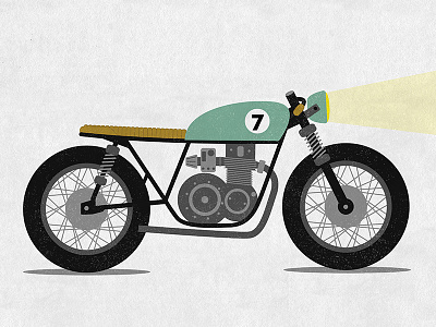 Cafe Racer cafe racer illustration motorcycle vector