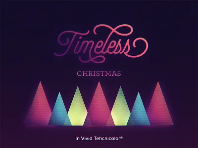 Timeless Christmas christmas retro technicolor timeless vivid
