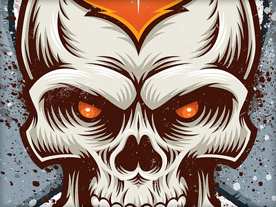 Cel Shading skull texture vector vonster
