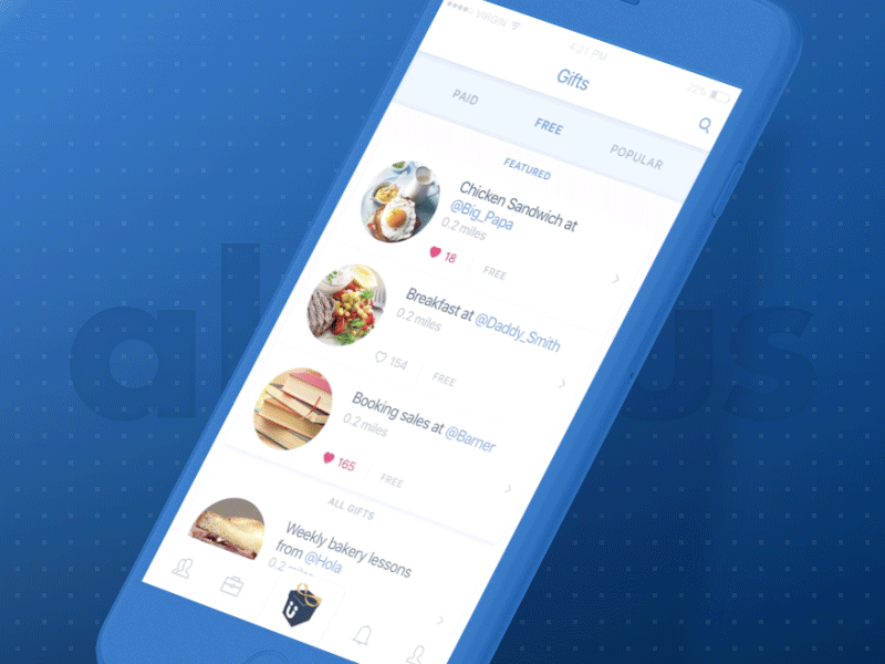 Gift Giving App Design and Animation by Serhii Pykin on Dribbble