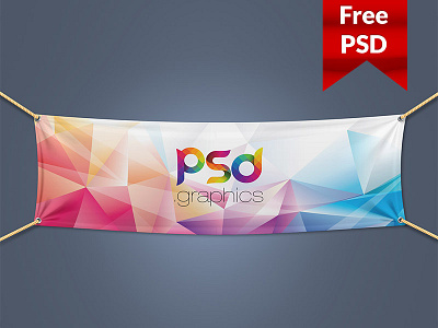 Textile Fabric Banner Mockup Free PSD advertisement banner banner mockup branding free free psd freebie freepsd mockup mockup psd psd textile