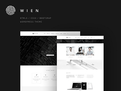 Wien - Website / Theme / Templat blog bootstrap css3 html5 joomla template theme website wordpress wordpress theme