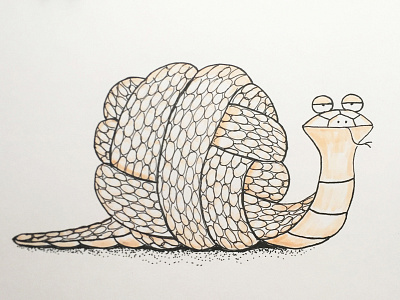 Knot again! inktober knot snake