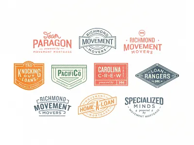 Additional Logos/badges badge design logo logo lockup logos shapes team type typography vector