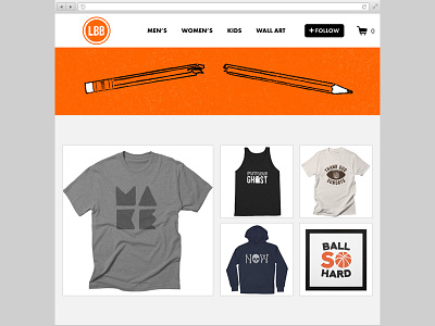 Lunchboxbrain Threadless Artist Shop Promo apparel art e commerce lunchboxbrain shop t shirt threadless