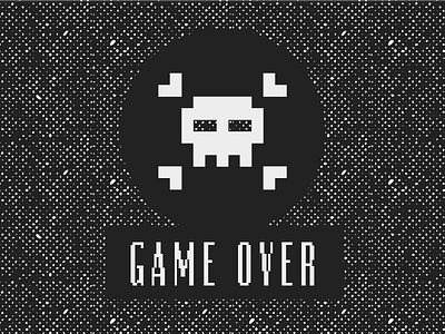 Skull 13 - 31 Days of Skulls 13 31daysofskulls dead game over halloween skull unlucky