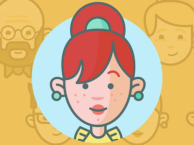 People characters illustration people team