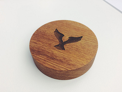 Bird bird laser lid logo wood