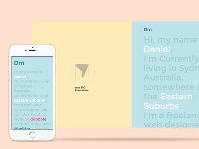 Personal branding block color clean color freelance personal portfolio simple webflow