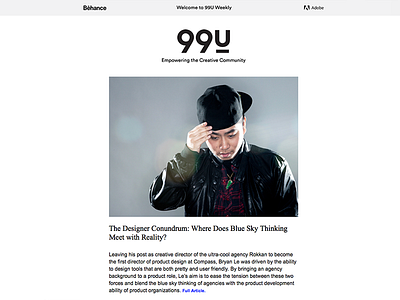 New Bryan Le interview live on 99u 99u bryan le interview