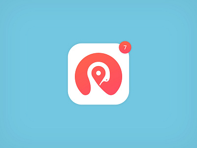 Beauty industry - App icon swan，lbs，icon，ui，logo，design