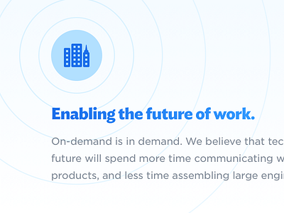 Enabling the future of work blue gotham ideal sans primaries