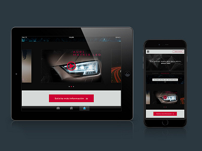 Audi microsite audi design responsive ux web