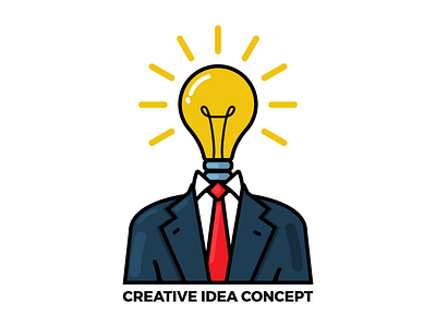 Idea idea illustration light bulb vector