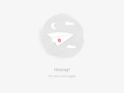Ooops! No messages! - Empty state empty state illustration no messages texture ui