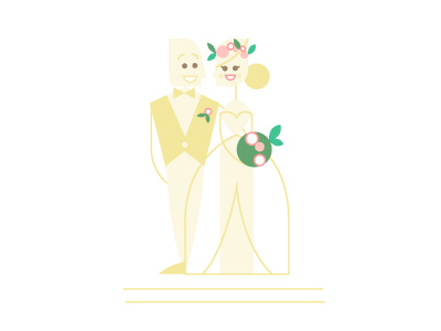 wedding cake toppers boda bride flowers groom icon illustration wedding