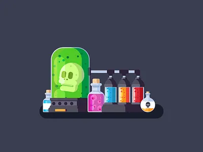 Mad Science deadly eyes graphic design illustration mad science print science skull sticker