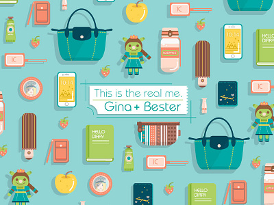 My stuff illustration