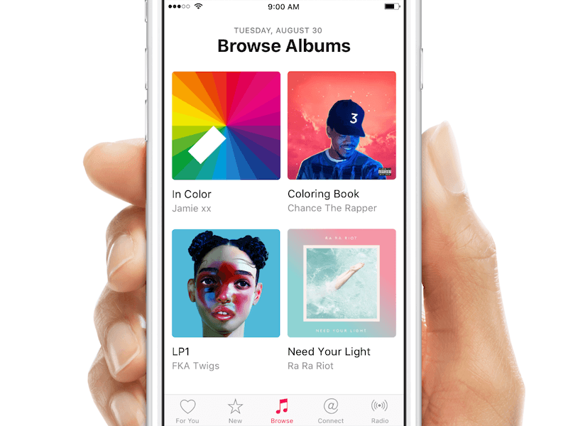 Album Animation albums app auto code design framer framer js framerjs music prototype