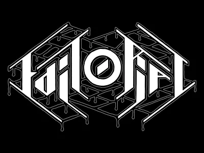 Editorial Team Metal Logo 🤘 death metal editorial logo metal shirt