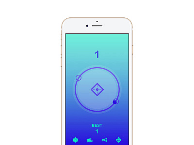 Just Orbit appstore circle colour dot games gradient ios iphone line minimalist orbit tap