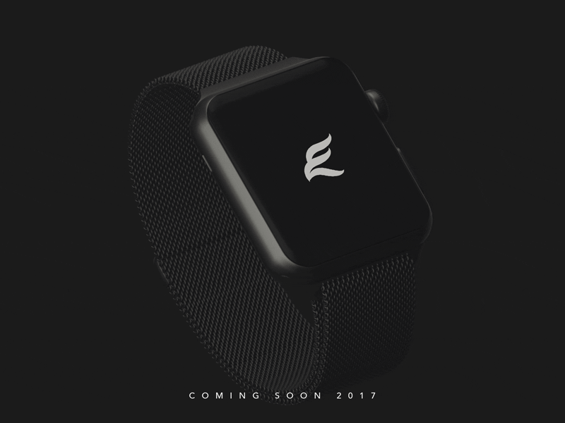 E. Personal Branding apple black branding e eagle personal watch