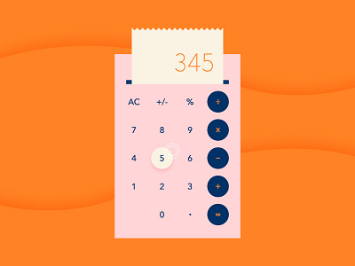 Daily UI Challenge 004 - Calculator calculator dailyui ui user interface