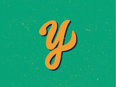 Y alphabet handlettering letter y