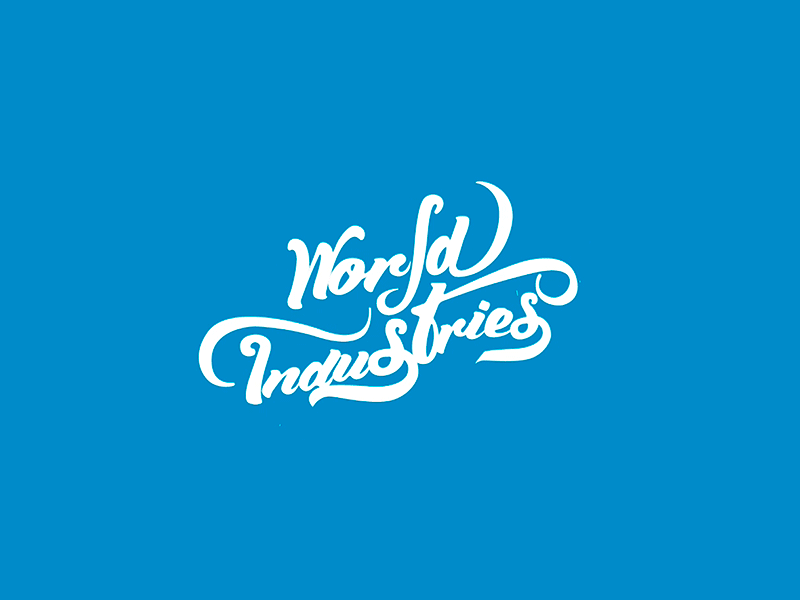 Letters Worldindustries animation lettering motion rebelión worldindustries