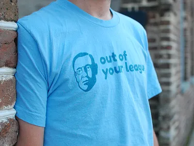 Out of your league apparell blue history league shirt t shirt tshirt woodrow wilson