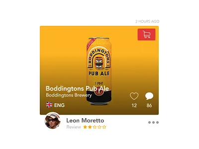 Newsfeed UI Study app feed mobile new ui