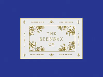 Beeswax Identity bee beeswax icon identity logo type
